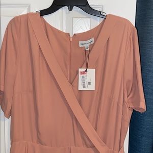 A blush colored Gibson*Latimer dress